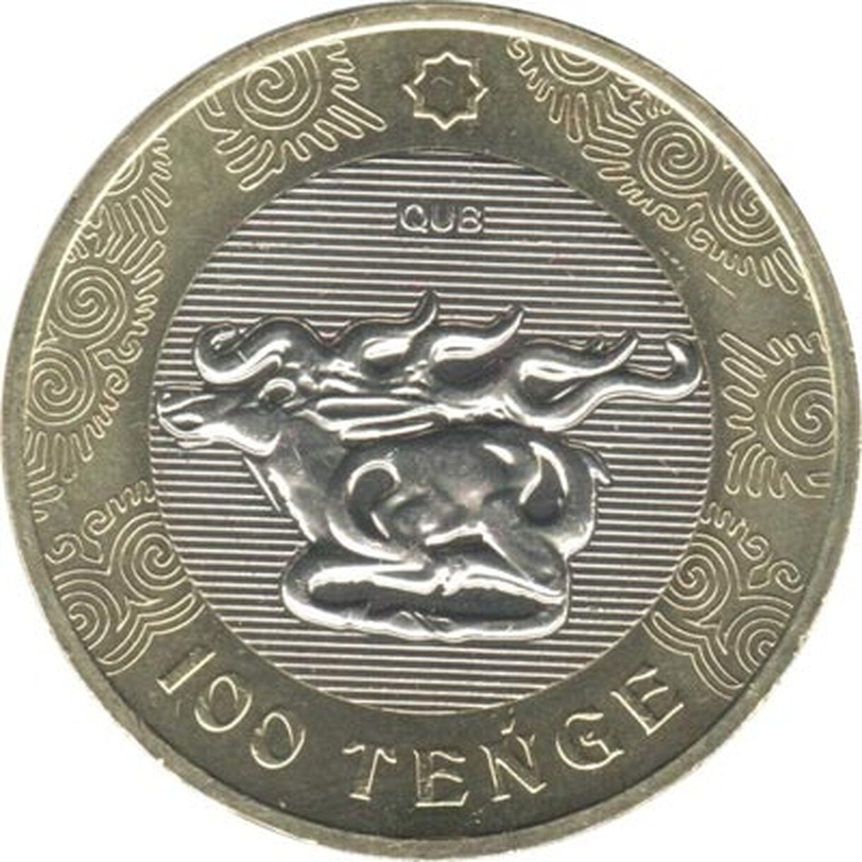 100 Tenge Kazachstan 2022 - Zlaté plakety
