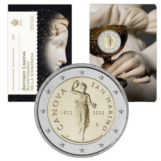 2 EURO San Marino 2022 - Antonio Canova