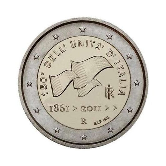 2 EURO Taliansko 2011 - 150. výročie zjednotenia