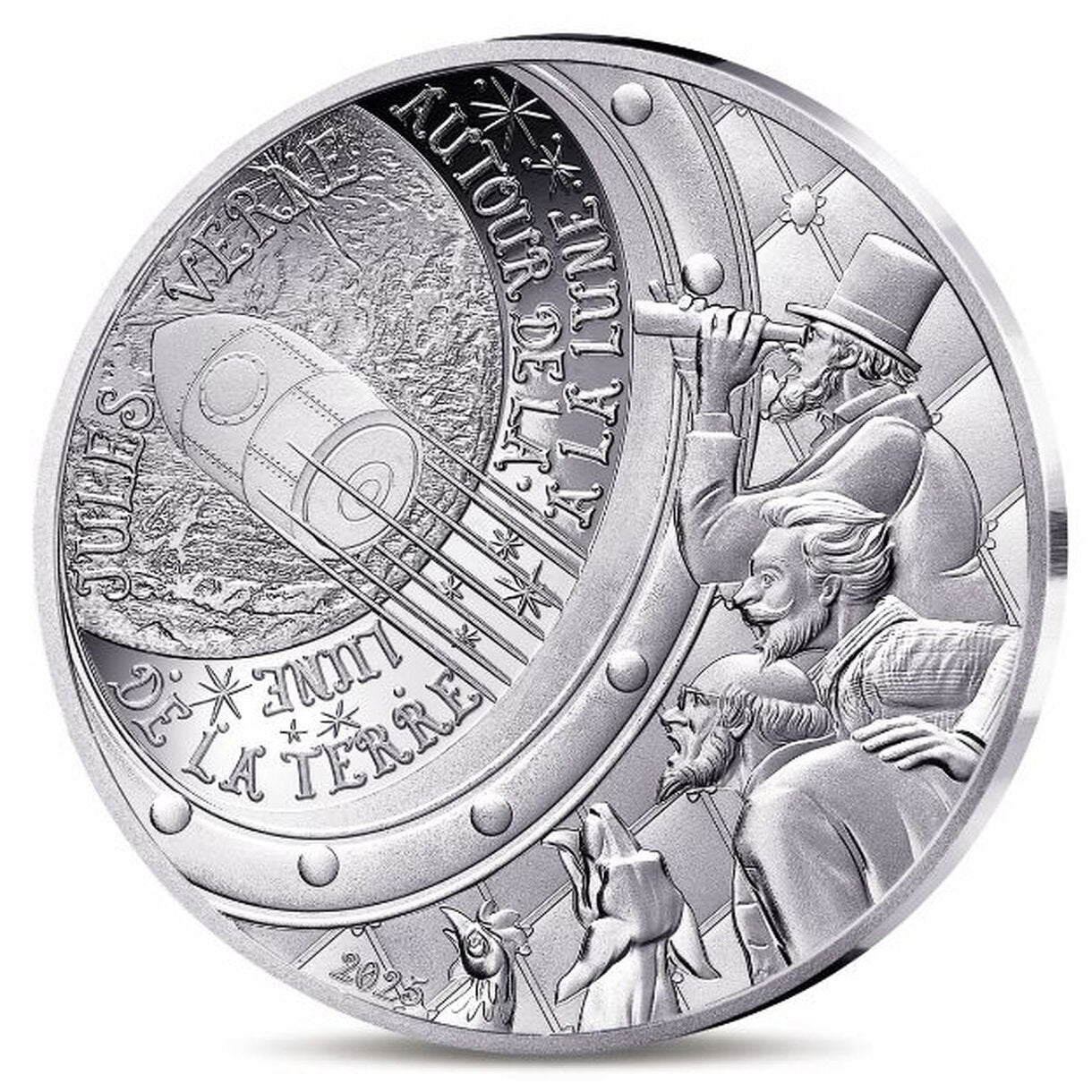 10 Euro Francúzsko 2025 - Cesta na mesiac - Proof
