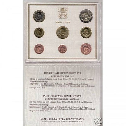 Oficiálna sada Euro mincí Vatikán 2009