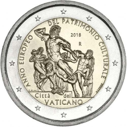 2 EURO Vatikán 2018 - Európsky rok kultúrneho dedičstva