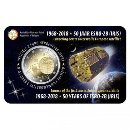 2 EURO Belgicko 2018 - Satelit ESRO-2B