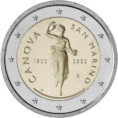 2 EURO San Marino 2022 - Antonio Canova