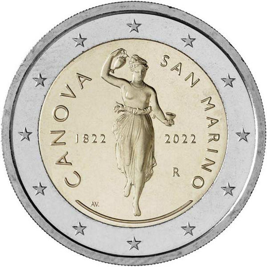 2 EURO San Marino 2022 - Antonio Canova