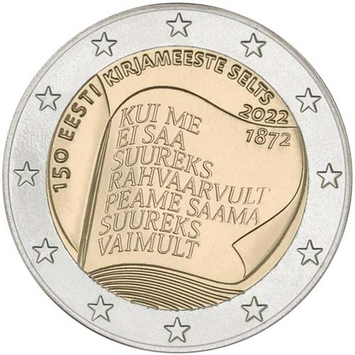 2 EURO Estónsko 2022 - Estónski literáti