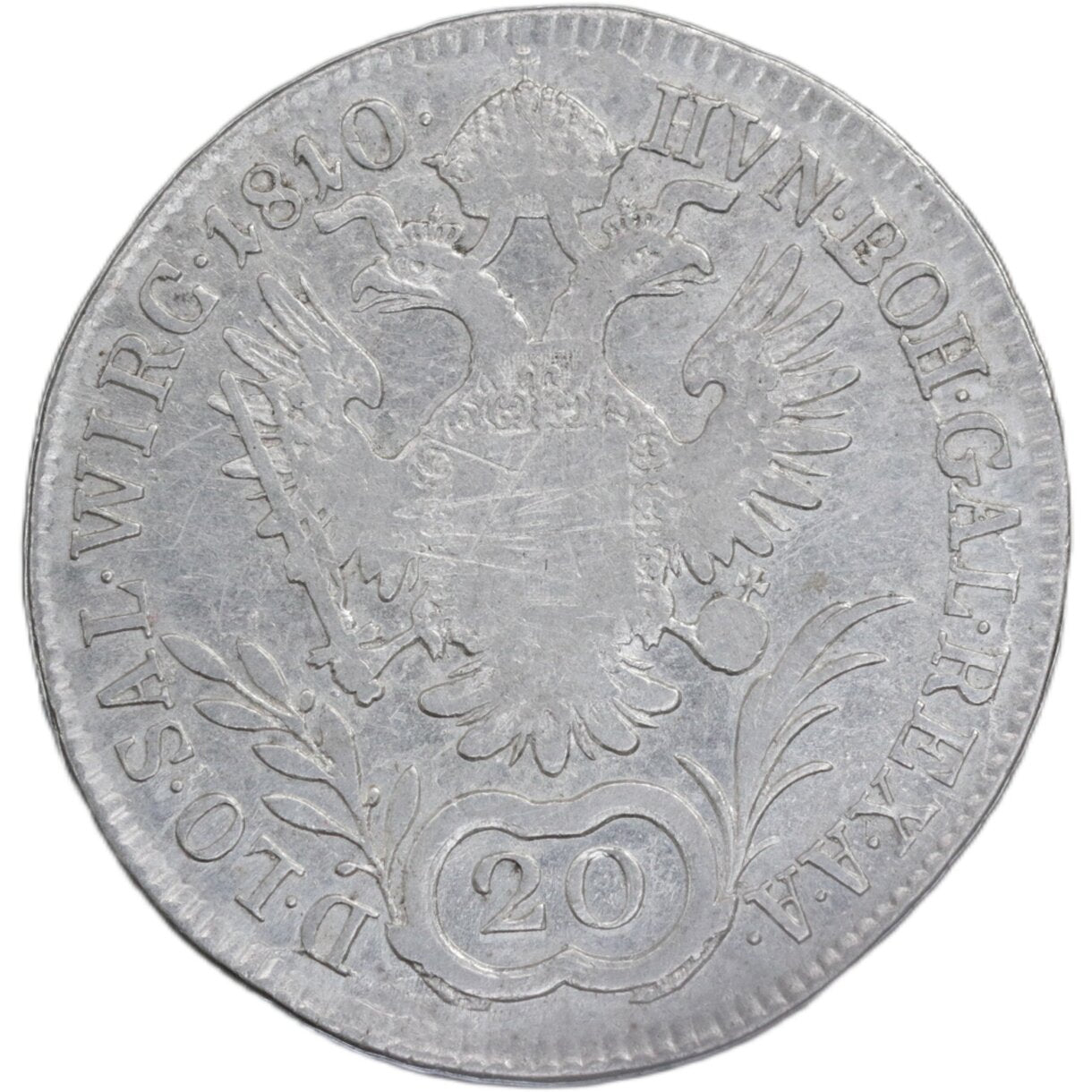 20 Grajciar František II.1810 A