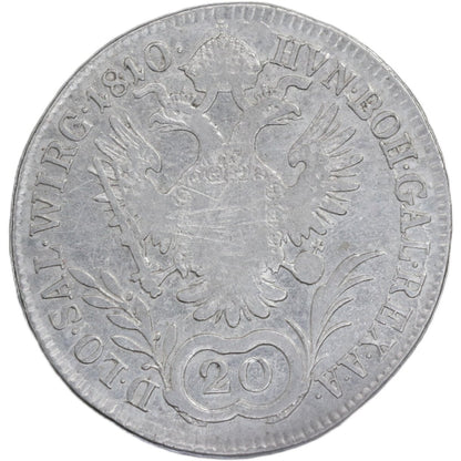 20 Grajciar František II.1810 A