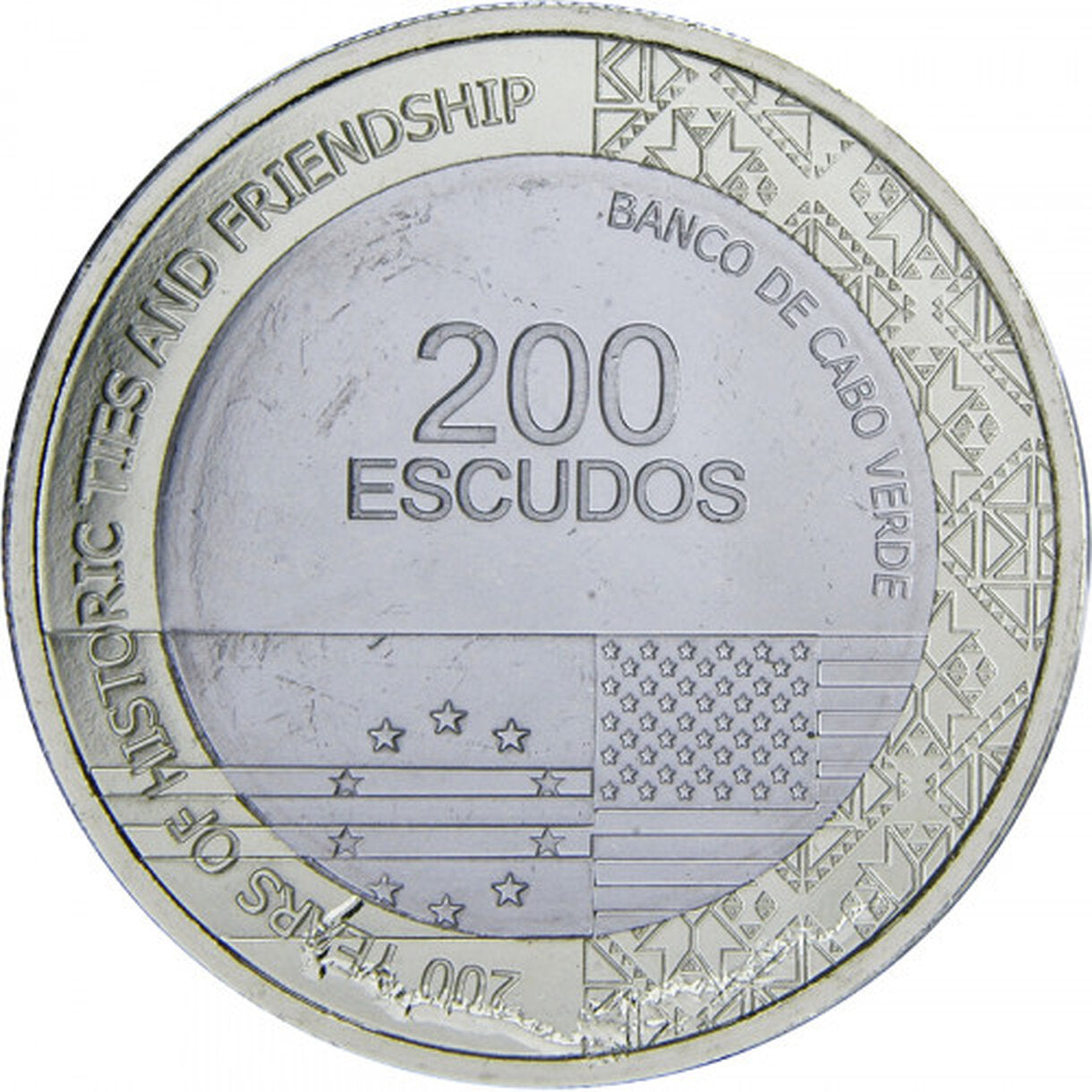 200 Escudos Kapverdy 2018 - Priateľstvo s USA
