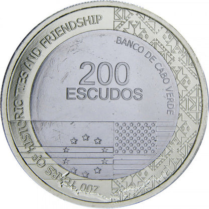 200 Escudos Kapverdy 2018 - Priateľstvo s USA