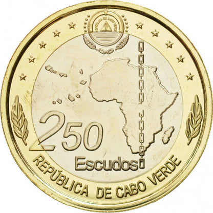 250 Escudos Kapverdy 2013 - Organizácia africkej jednoty