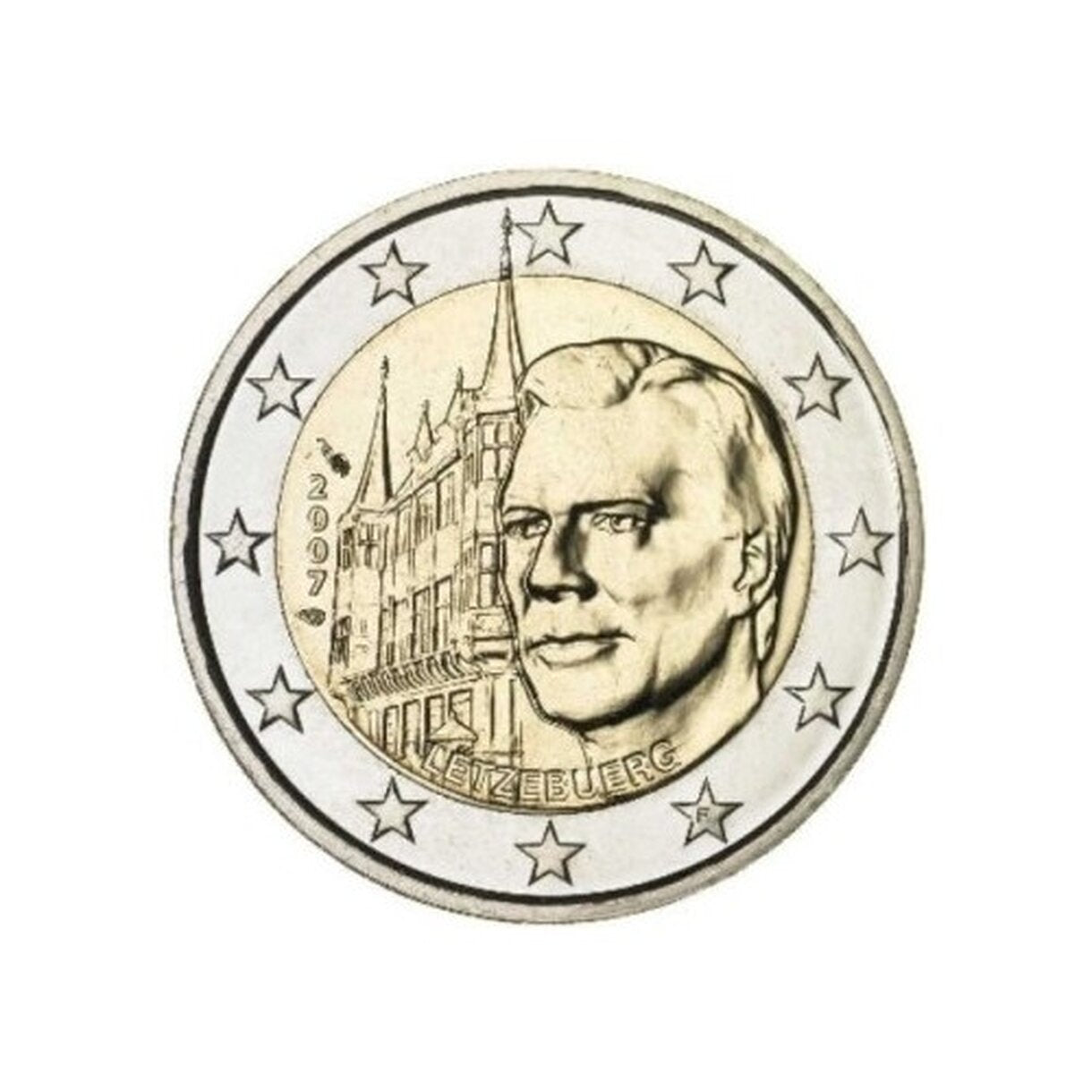 2 EURO Luxembursko 2007 - Veľkovojvodský palác