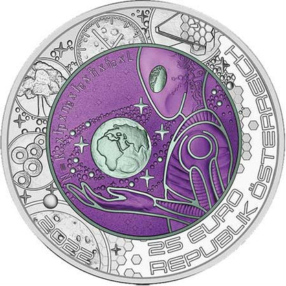 25 EURO Rakúsko 2022 - Život vo vesmíre