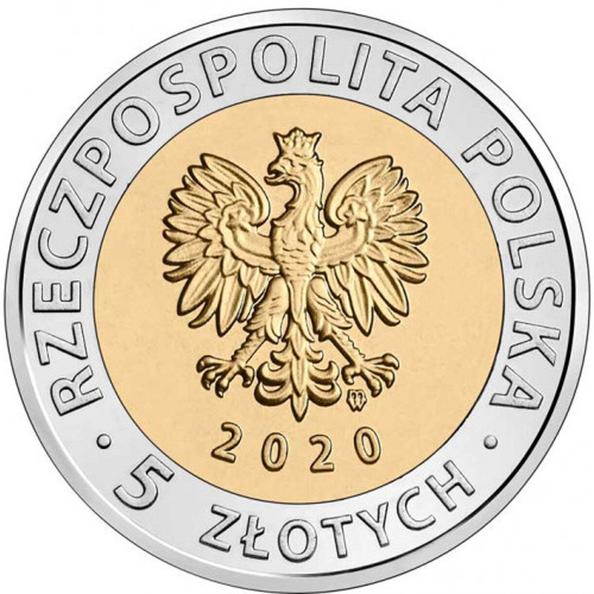 5 Zloty Poľsko 2020 - Branickich palac