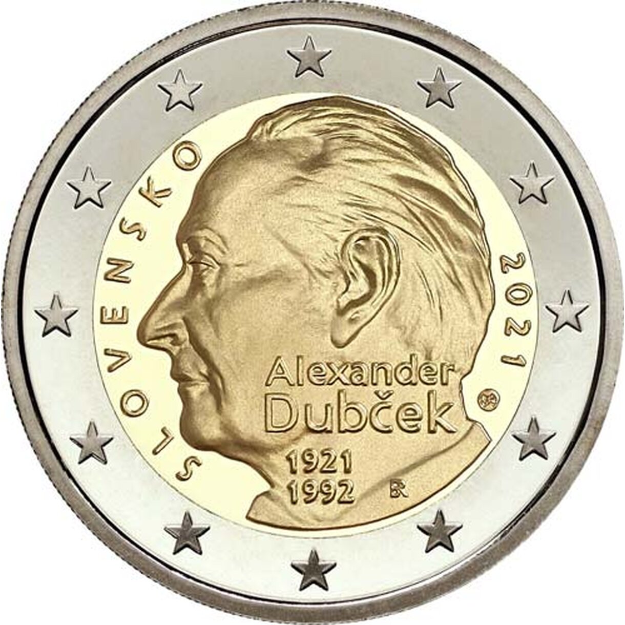 2 EURO Slovensko 2021 - Alexander Dubček
