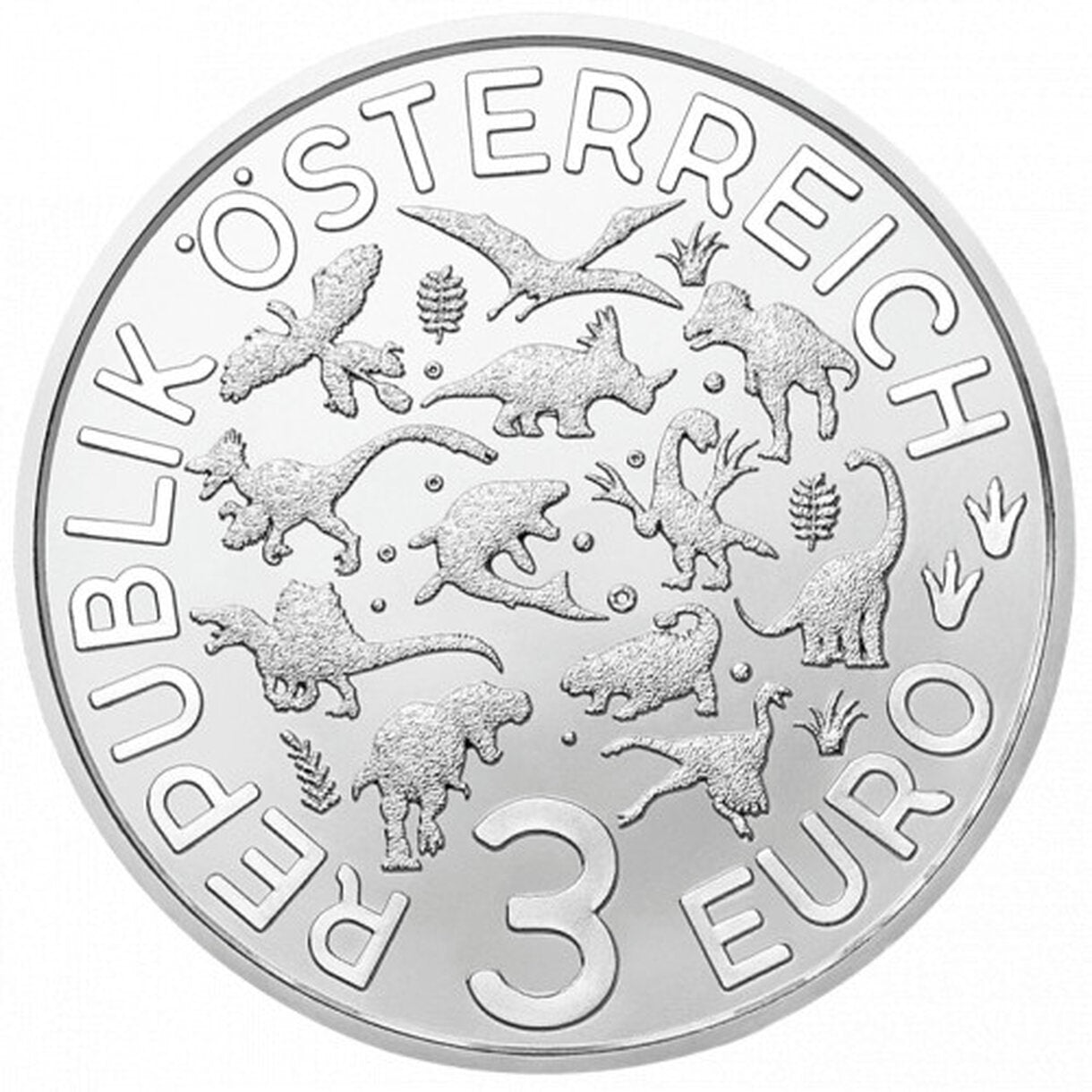 3 EURO Rakúsko 2020 - Ankylosaurus Magniventris