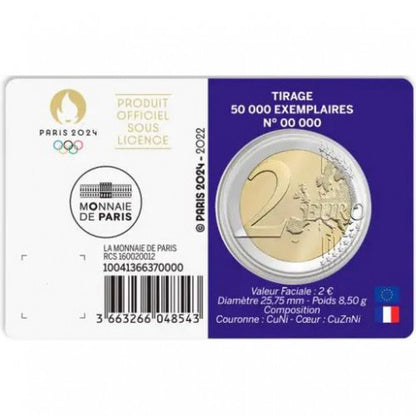 2 EURO Francúzsko 2022 - Olympijské hry 2024 (fialová)