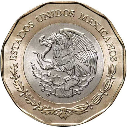 20 Pesos Mexico 2021 - Založenie Tenochtitlanu