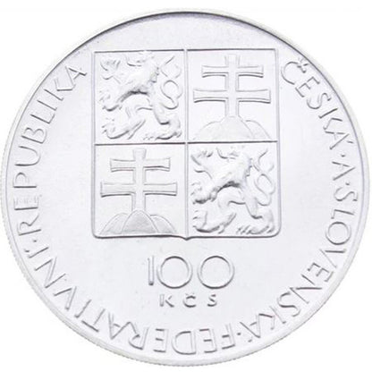 100 Kčs Československo 1991 - W.A.Mozart