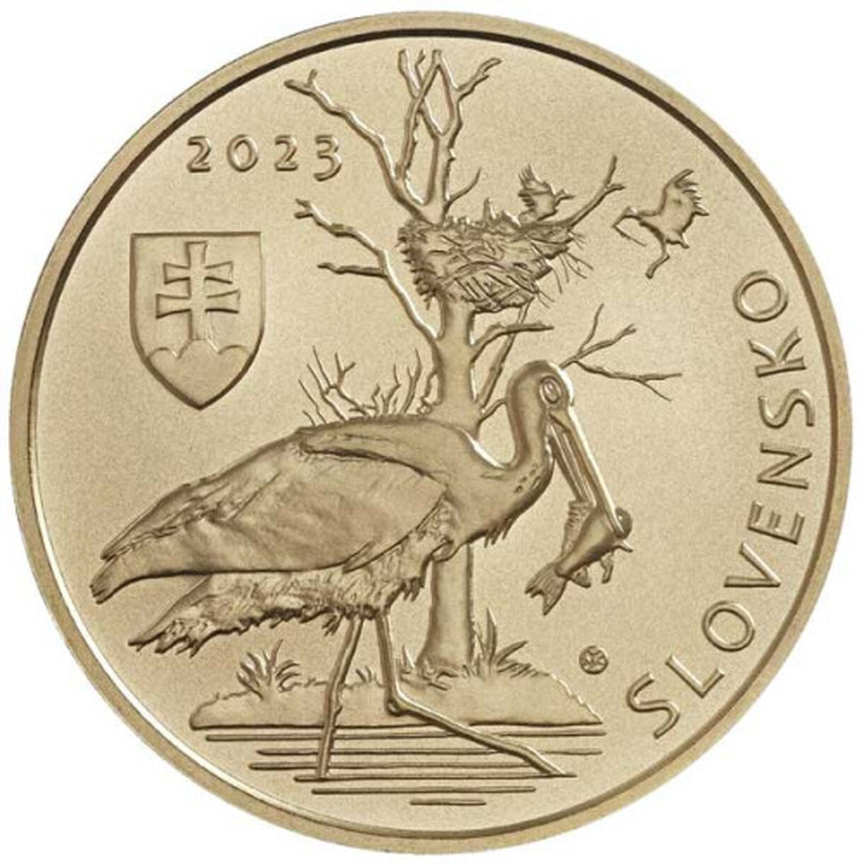 5 EURO Slovensko 2023 - Bocian čierny