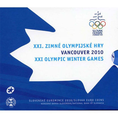 Sada obehových EURO mincí SR 2010