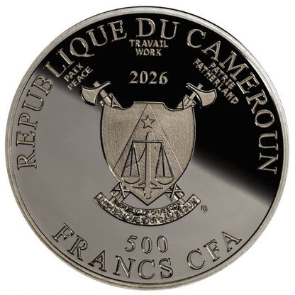 500 Francs Kamerun 2026 - Rok Koňa - Proof