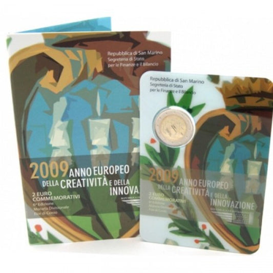2 EURO San Maríno 2009 - Európsky rok kreativity a inovácií