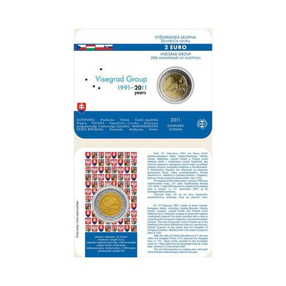 2 EURO Slovensko 2011 - Vyšehradská skupina - Coincard