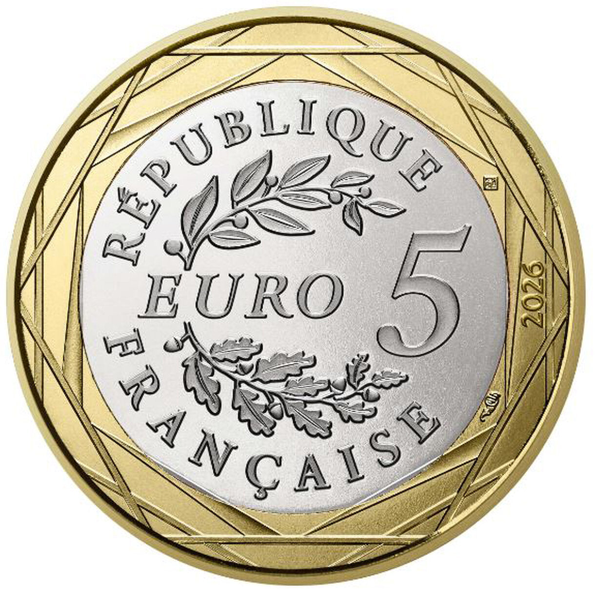 5 Euro Francúzsko 2026 - Váhy
