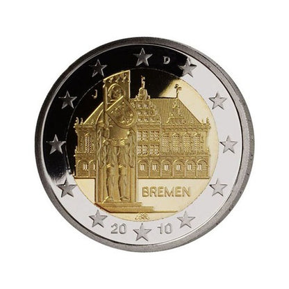 2 EURO Nemecko 2010 - Spolková krajina Brémy F