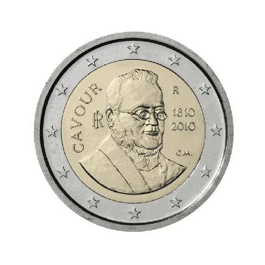 2 EURO Taliansko 2010 - Camillo Benso di Cavour