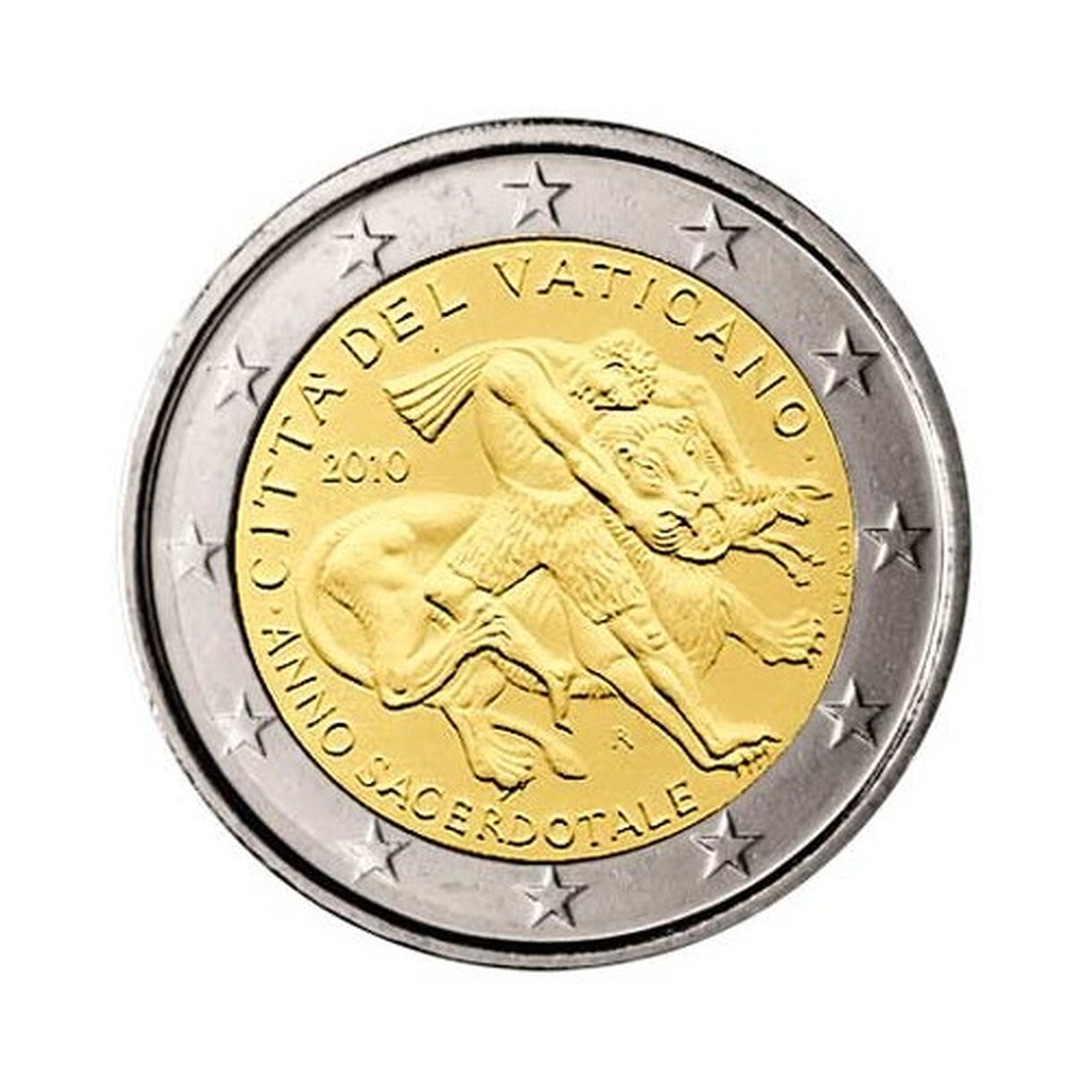 2 EURO Vatikán 2010
