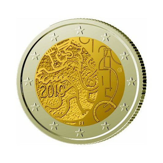 2 EURO Fínsko 2010 - Menový dekrét