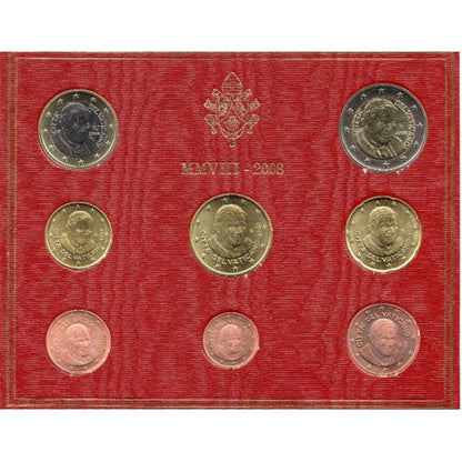 Oficiálna sada Euro mincí Vatikán 2008