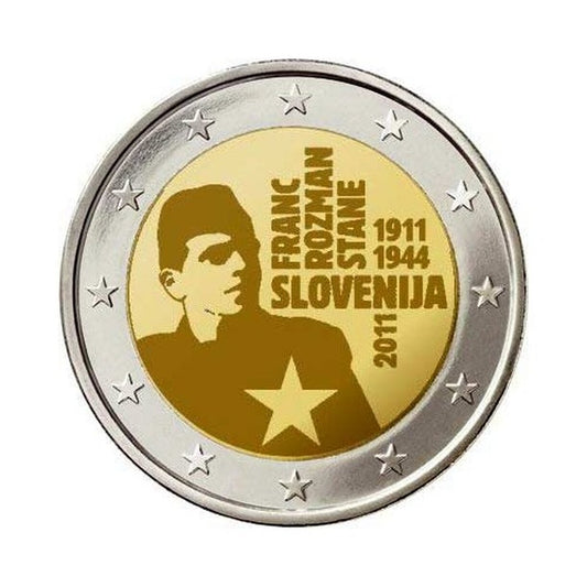 2 EURO Slovinsko 2011 - Franc Rozman-Stane