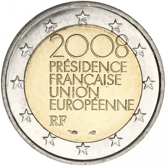 2 EURO Francúzsko 2008 - Francúzske predsedníctvo Rade EU