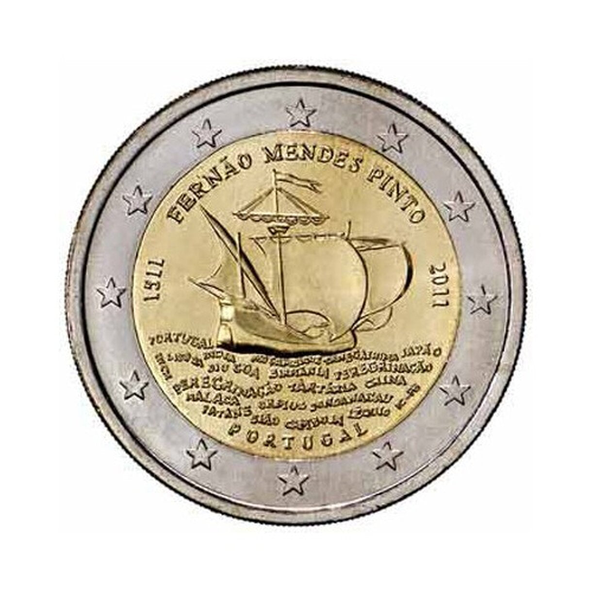 2 EURO Portugalsko 2011 - Fernao Mendes Pinto