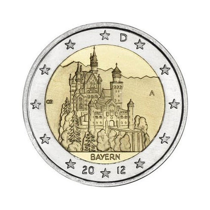 2 EURO Nemecko 2012 - Spolková krajina Bavorsko D