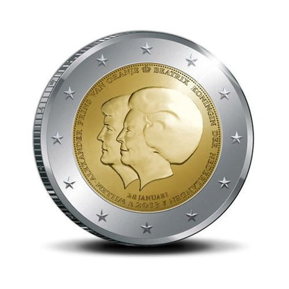 2 EURO Holandsko 2013 - Beatrix a W. Alexander