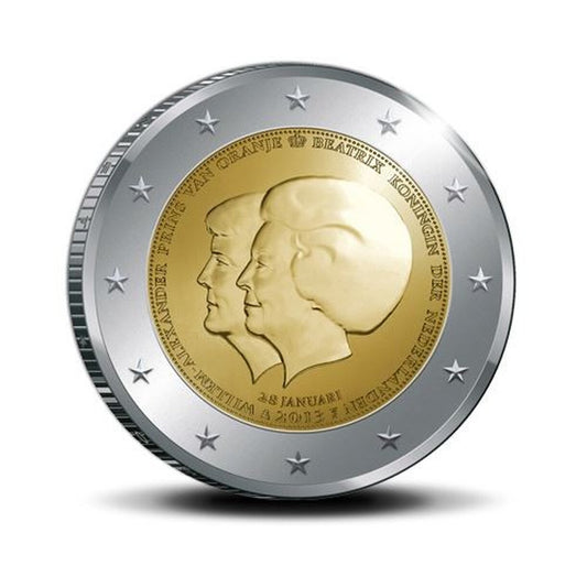 2 EURO Holandsko 2013 - Beatrix a W. Alexander
