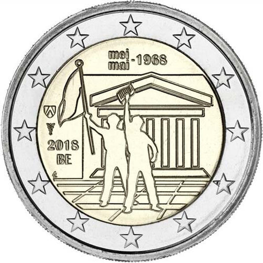 2 EURO Belgicko 2018 - Máj 1968