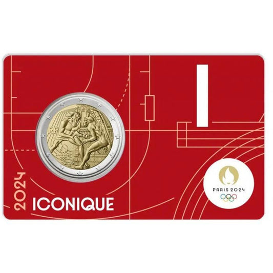 2 EURO Francúzsko 2024 - Olympijské hry 2024 (červená) I