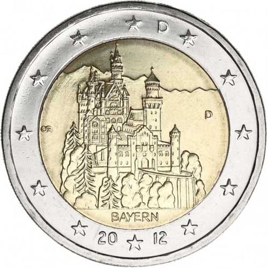 2 EURO Nemecko 2012 - Spolková krajina Bavorsko D