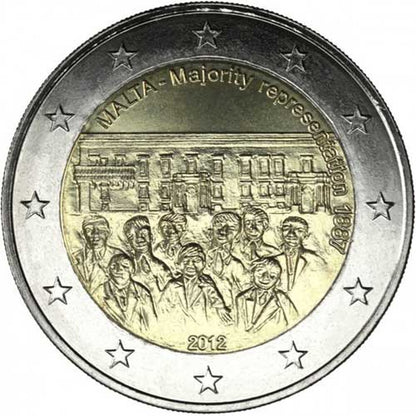 2 EURO Malta 2012 - Väčšinové zastúpenie 1887