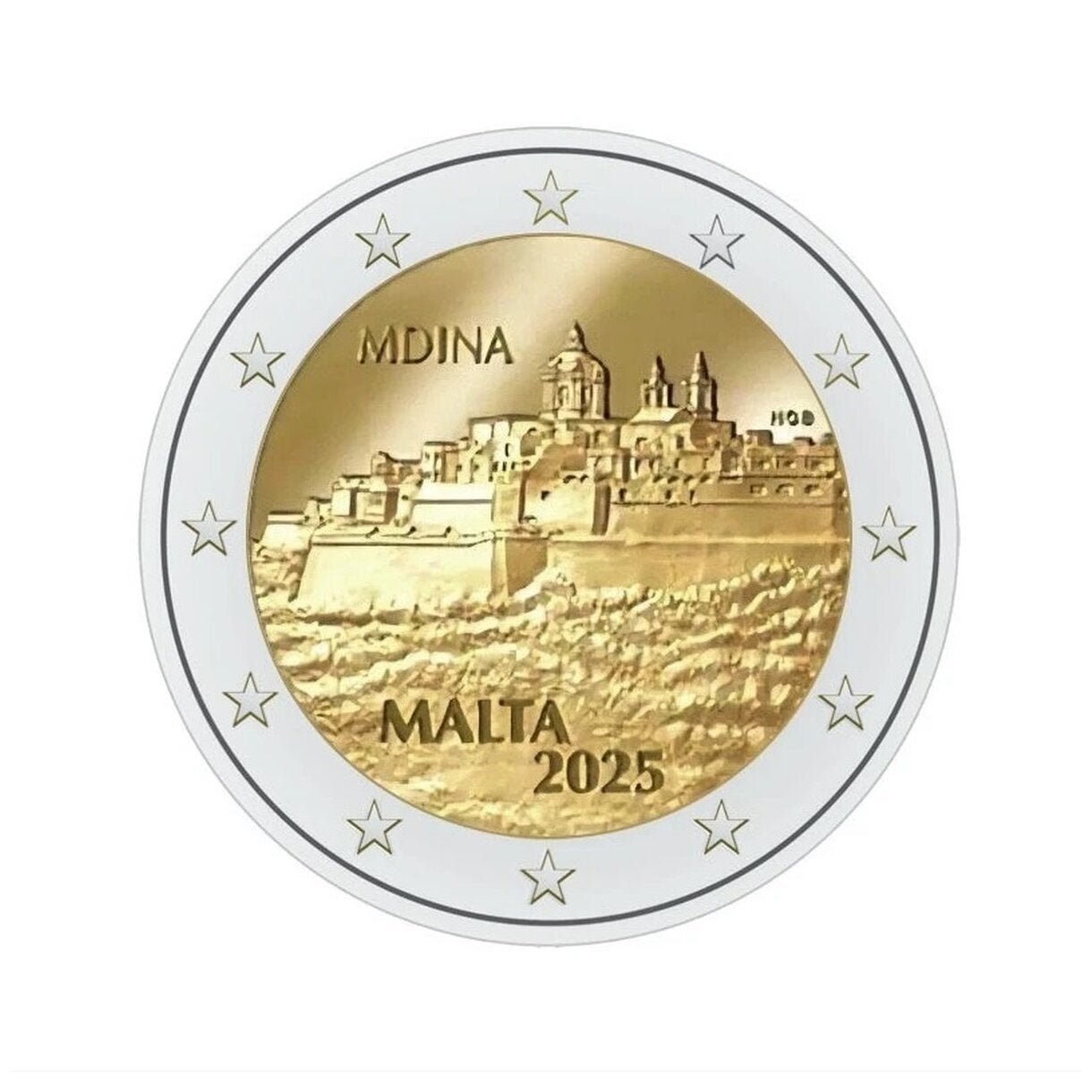 2 EURO Malta 2025 - Mdina