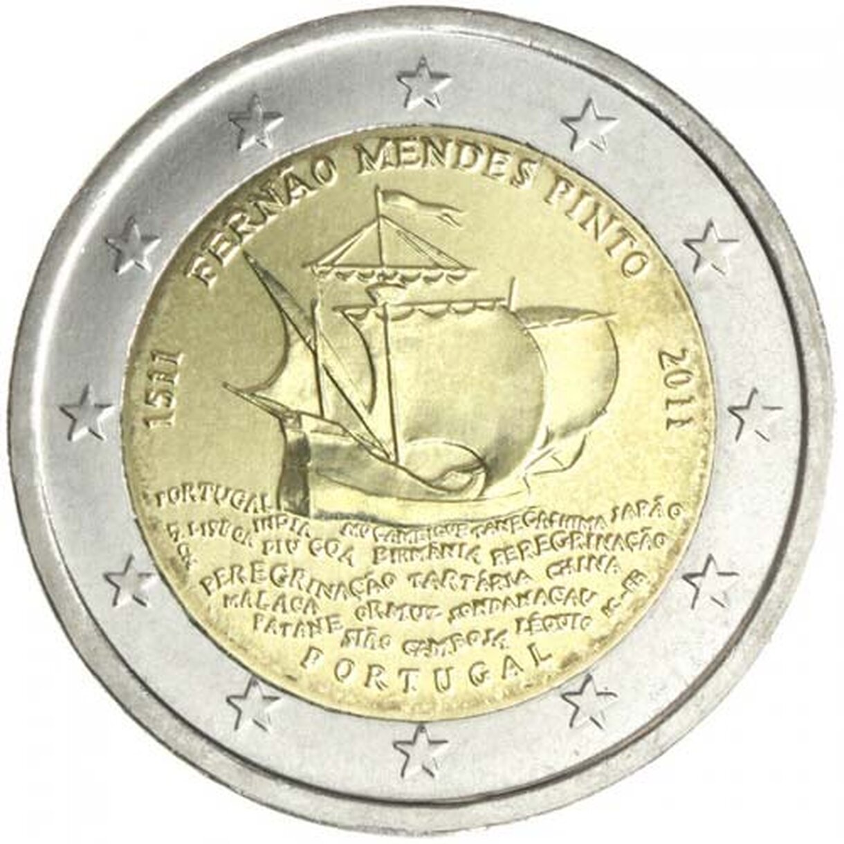 2 EURO Portugalsko 2011 - Fernao Mendes Pinto