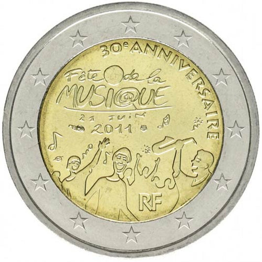 2 EURO Francúzsko 2011 - Sviatok hudby