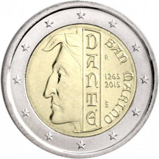 2 EURO San Maríno 2015 - Dante Alighieri
