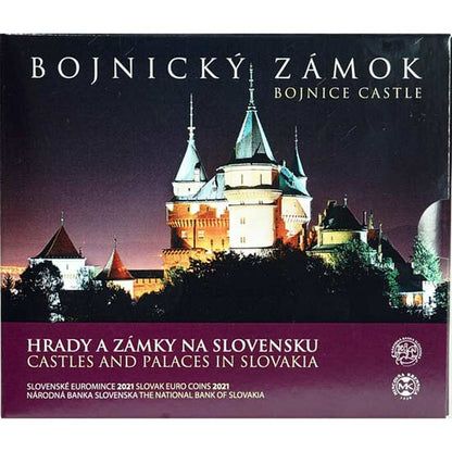 Sada obehových EURO mincí SR 2021 - Bojnický zámok